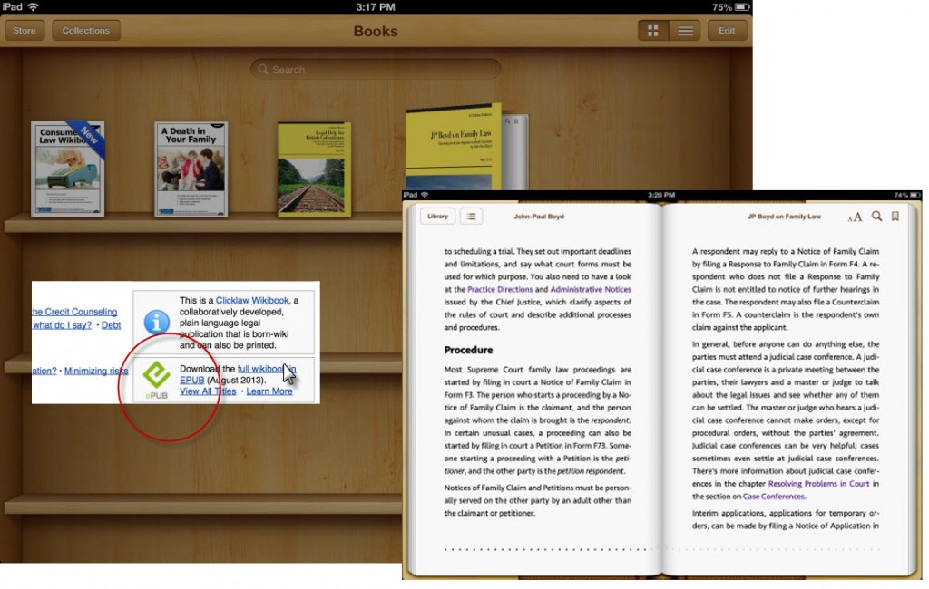 Clicklaw Wikibooks Adds EPUB Support For All Current Titles – Clicklaw Blog